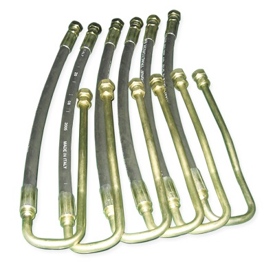 Hydraulic hose assembly for oil tubing