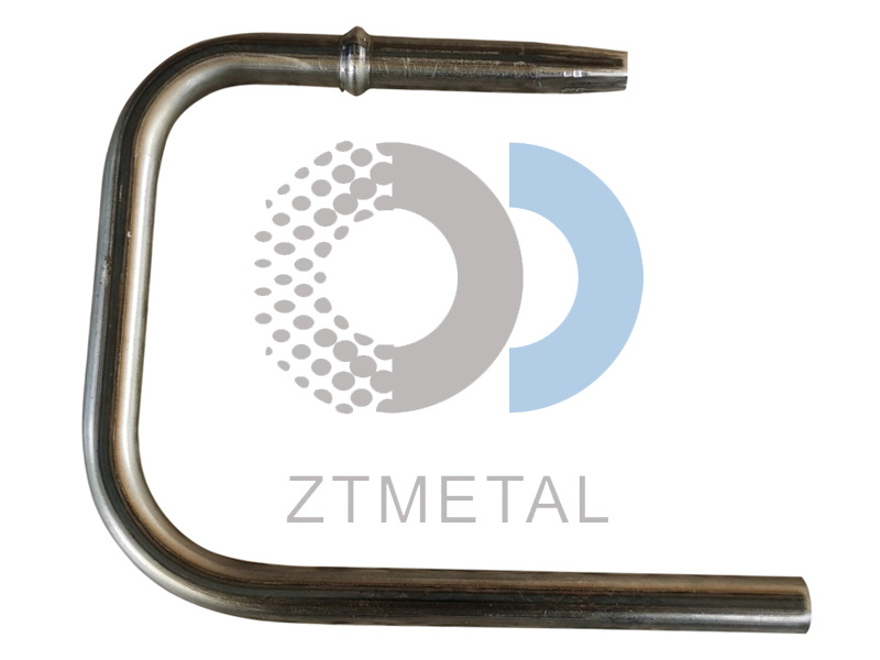 Construction mechanical rearview mirror bending pipe